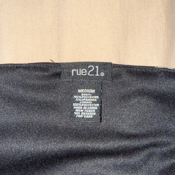 Rue21 Black Floral Mini Dress - Picture 3 of 3